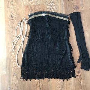 Flapper girl Halloween costume